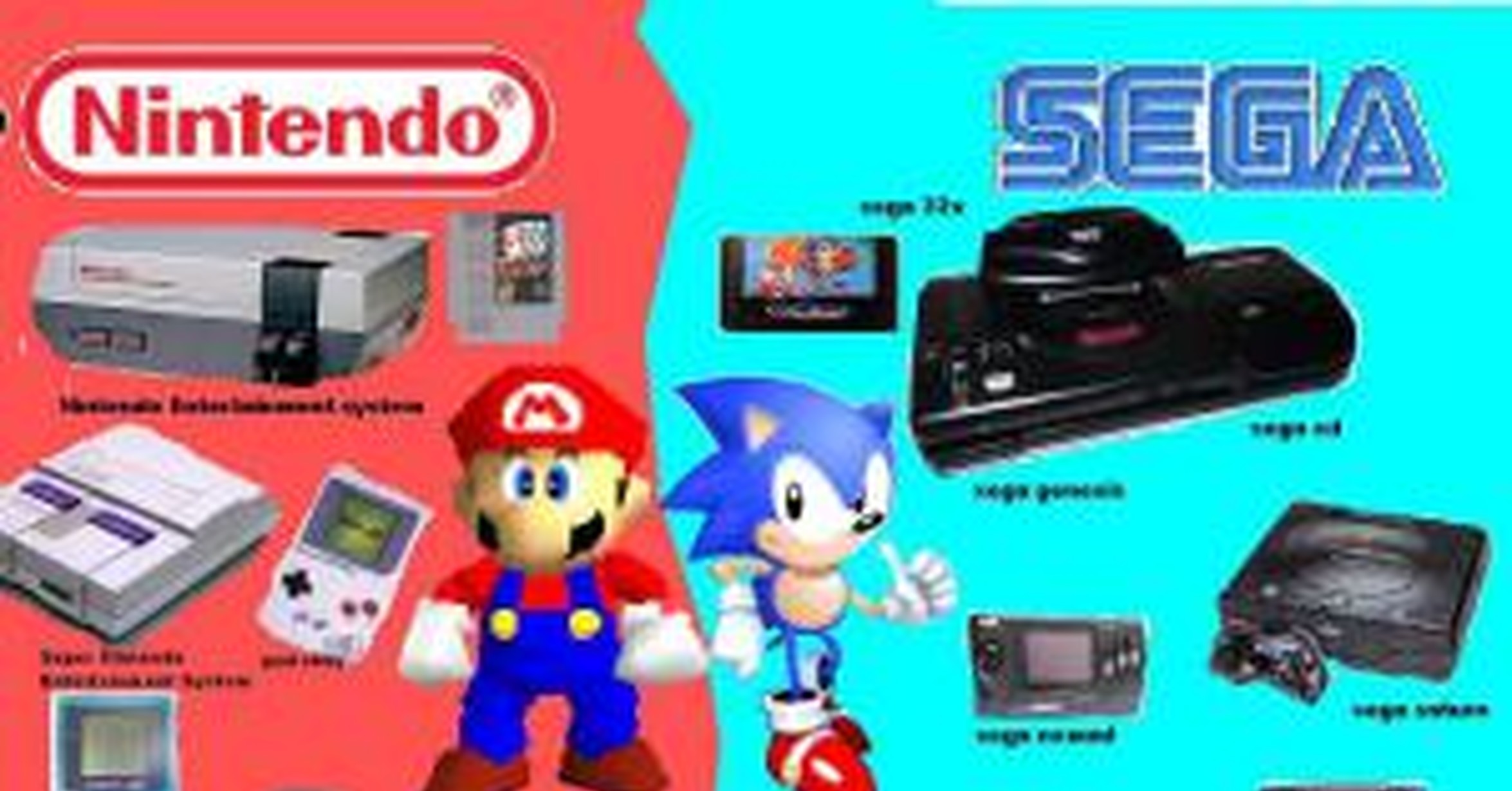 Para editar Vegetación personalizado VRUTAL / El clásico enfrentamiento entre Sega y Nintendo llegará a la gran  pantalla